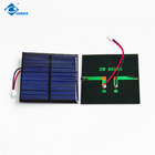 Mini Semi-filexable Solar Charger ZW-6565 High Efficiency Poly Epoxy Resin Solar Panel 5V 0.58W