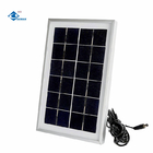 3W Electric Storage Solar Panel Charger ZW-3W-6V-3 Glass Laminated Solar Panels 6V Portable Solar Panels