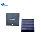 ZW-5757-PET PET Laminated Poly Small Size Solar Panel 0.37W Thin Film Semi-flexible Solar Panel 3.5Volt