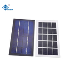 6V 3W Glass Laminated Residential Solar Panel ZW-3W-6V-3 Waterproof Portable Solar Panel Charger