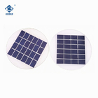 2.6W Round Transparent Glass Laminated Solar Panel ZW-Dia180-6V Camping Portable Solar Panel Charger 6V