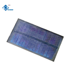 Customized 7.5V Transparent Glass Solar Panel ZW-11060-G Mini Portable Solar Panels Charger 0.8W