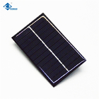 5V 0.6W transparent Epoxy Resin Solar Panel for MP3 ZW-9055-5V Poly high efficiency bifacial solar panels