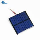 Mini Semi-filexable Solar Charger ZW-6565 High Efficiency Poly Epoxy Resin Solar Panel 5V 0.58W