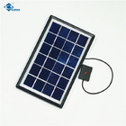 6V Photovoltaic Portable Solar Panel ZW-2.5W-6V Mini Glass Laminated Solar Panels 2.5W