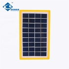 3 Watt 6V Portable Glass Laminated Solar Panels ZW-3W-6V-2 Outdoor Power Station Solar Charger 6V