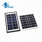 6V 4W aluminum frame Glass Laminated Solar Panel ZW-4W-6V-2 high efficient solar panel