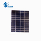 ZW-5W-12V Portable Solar Generator Power Charger 5W 12V Glass Poly Cristalline Solar Panel