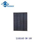 18V 5W PET flexible solar panel for solar power toy car ZW-5W-18-P Silicon Solar PV Module