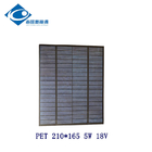 18V 5W PET flexible solar panel for solar power toy car ZW-5W-18-P Silicon Solar PV Module