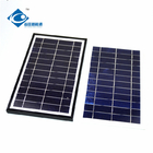 ZW-7W Glass Laminated Solar Panel 7W 6V aluminum frame filexable solar charger