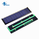 0.3W Poly Silicon Solar PV Module 6V CE Certificated ZW-9025 Epoxy Solar Panel 0.05A