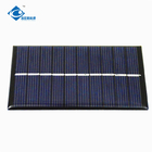6V Waterproof Transparent Epoxy Resin Solar Panel 0.6W Customized Epoxy Resin Solar Panel ZW-9055-6V