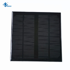 Customizable High Efficiency 3W Durable Mini Solar Panel 6V Epoxy Adhesive Solar Panel ZW-145145-6V