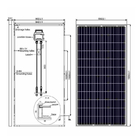 Zhiwang High quality homemade wholesale low price 300W solar panel complete kit for home