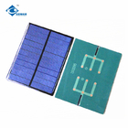 5.5V Mini Portable Solar Panel Charger1.3W Customizable Solar Panel ZW-11085 Epoxy Resin Solar Panel