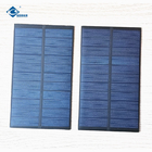 1.4W PET Laminated Solar Panel 5.5V Lightweight Silicon Solar Charger ZW-13880-P Max Current 0.3A