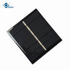 3V thermodynamic poly solar panel ZW-6055 custom shaped 0.47W epoxy adhesive solar panel
