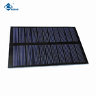 0.5W PET semi-flexible solar panel ZW-563855 Foldable Lightweight Mini Solar Panels 5.5V