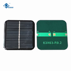 0.45W Mini Poly Module Waterproof Solar Panel ZW-6363 Epoxy Adhesive Layer Solar Panel
