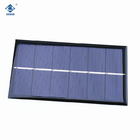 Customized Mini Epoxy Solar Panel ZW-11060-3V Poly Waterproof Solar Panel 1W Camping Solar Panel Charger