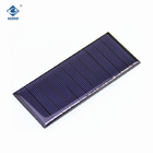 ZW-9941 epoxy resin transparent solar panel 5.5V solar cell panel photovoltaic 0.5W
