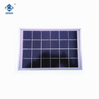 6V 6W Glass Laminated Solar Panel ZW-6W-6V high power efficiency poly cristalline solar