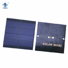 China Manufacturer Transparent Solar Panel 0.8W ZW-8080 New Arrival Square PET Solar Panel 2V