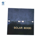 0.8W Semi-flexible Solar Panels ZW-8080-P Square PET Portable Solar Panels 2V Customizable Solar Panels