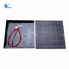 1.7W Portable Glass Solar Panel Charger ZW-120120 Poly Glass Paminated Solar Panels 5V 350mA