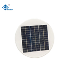 2.5W Round Transparent Glass Laminated Solar Panel ZW-Dia180 Bifacial Solar Panel Laptop Charger 18V
