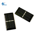 0.36W Customized Epoxy Mini Solar Panel ZW-62325 Portable Epoxy Pet Mini Solar Panel 1.5V