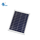 High Efficient Glass Solar Panel 5W 6V Outdoor Solar Photovoltaic Panel Charger ZW-5W-6V
