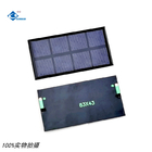 2V Customized Small Epoxy Solar Panels ZW-8343 Transparent 0.48W Poly Silicon PCB Solar Panel