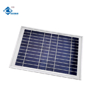 12V Wholesale High Quality ZW-8W-12V Glass Laminated Solar Panel 8W Portable Solar Panel Charger