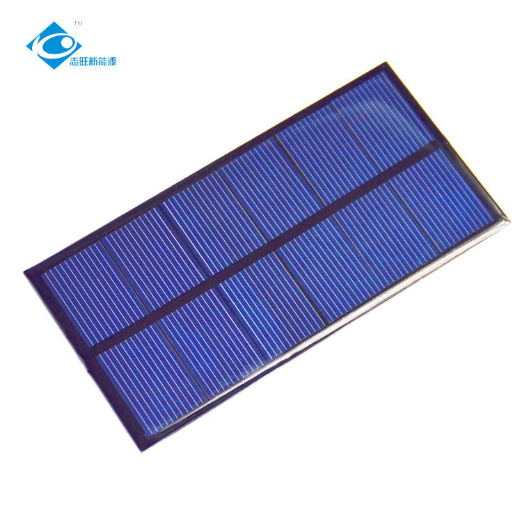 1.0W Mini Portable Solar Panels ZW-11558 Promotion Risen Energy Solar Panel Charger 3V