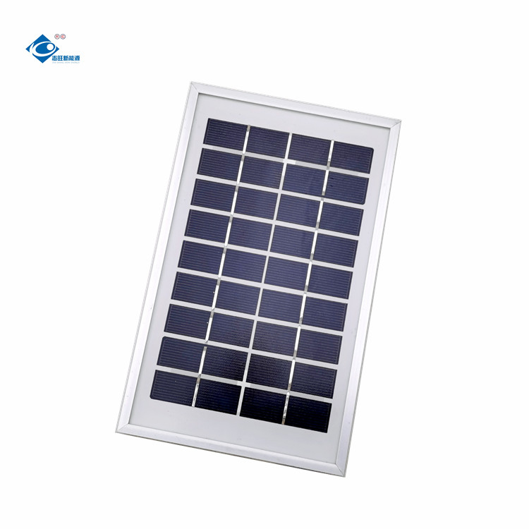9V Portable Glass Lamination Solar Panel ZW-3W-9V-2 Durable Indestructible Mini Solar Panel 3W