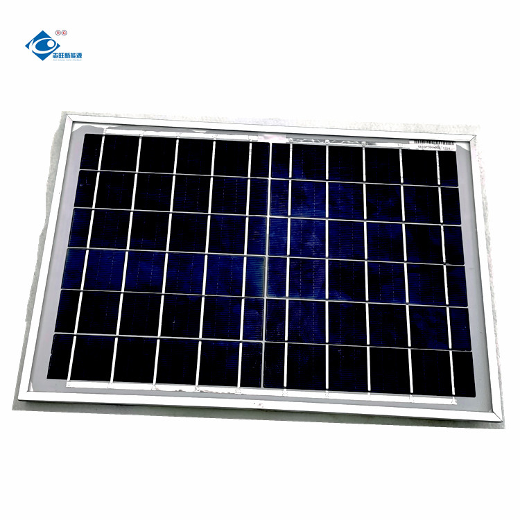 ZW-8W-6V Aluminum Frame Solar Panel 8W Portable Solar Panel Charger 6V Mini Solar Panels