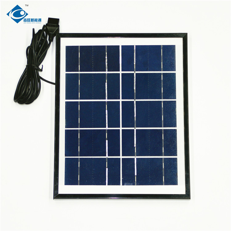 Customized 4 Watt Solar Photovoltaic Panels Anti Snow Easy Installation Mini Solar Panels 5V