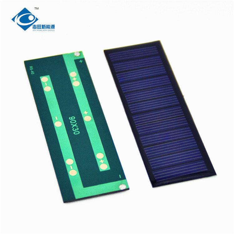 0.3W Epoxy Resin Solar Panel ZW-9030 solar panel photovoltaic 5.5V Lightweight Silicon Solar