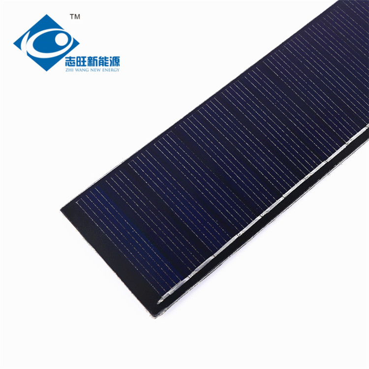 1.3w monocrystalline solar panel ZW-26040P transparent solar cell 16V 260X40.1X2mm
