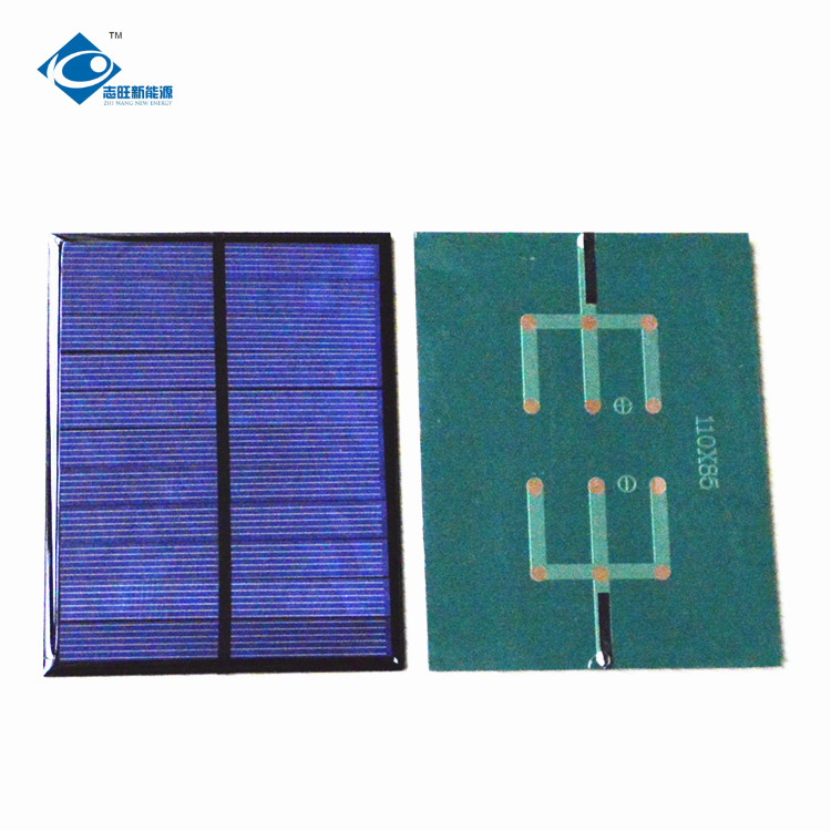 5.5V transparent risen energy solar panel 1.3W solar panel photovoltaic ZW-11085 32g