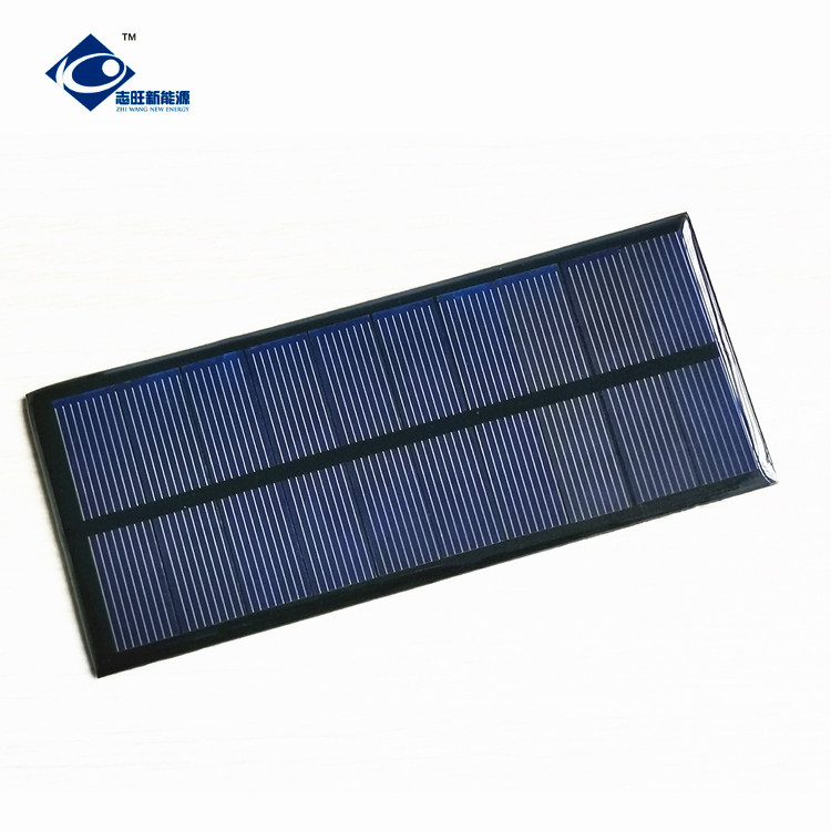 5V tile poly crystalline solar panel ZW-14060 Lightweight Silicon Solar PV Module 1.1W Max current 0.23A