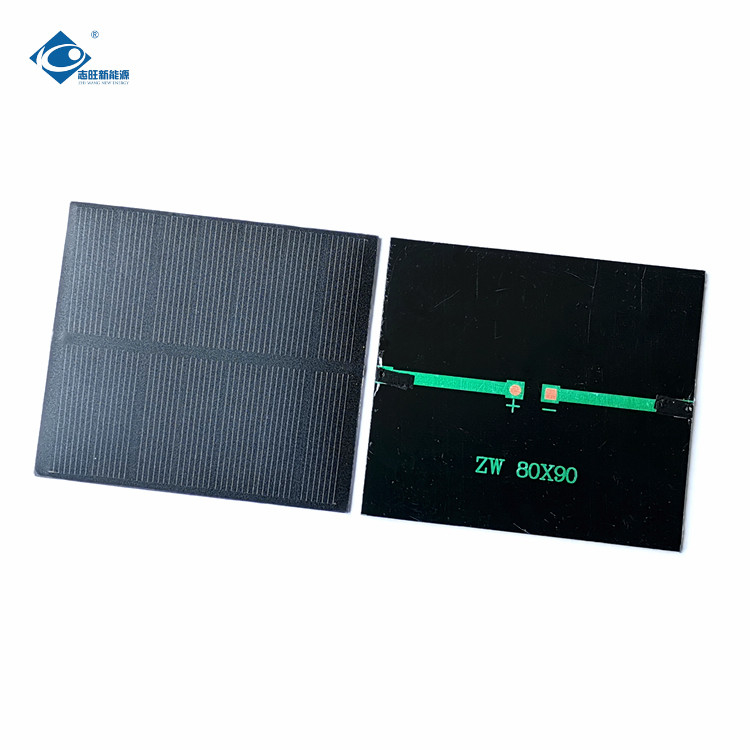 1.2W PET Portable Solar Panels Charger ZW-8090-P Semi-flexible Solar Panels 3.5Volt