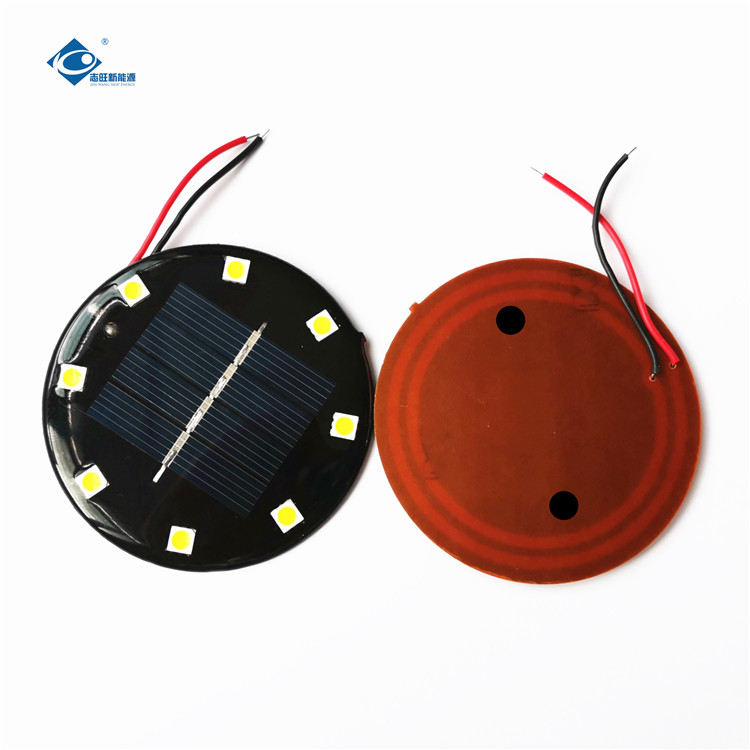 High Efficiency Epoxy Solar Panel ZW-Dia68 Round LED Solar Photovoltaic Panels Charger