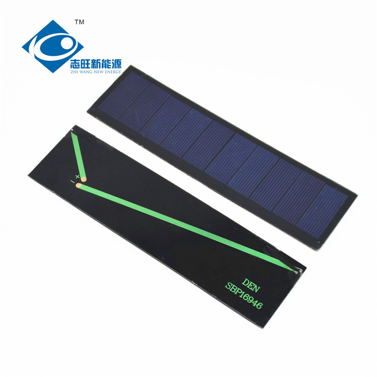 0.1KG 0.5 Watt Solar Panel , Low Voltage Solar Panel Glass And Plastic Frame ZW-16946P