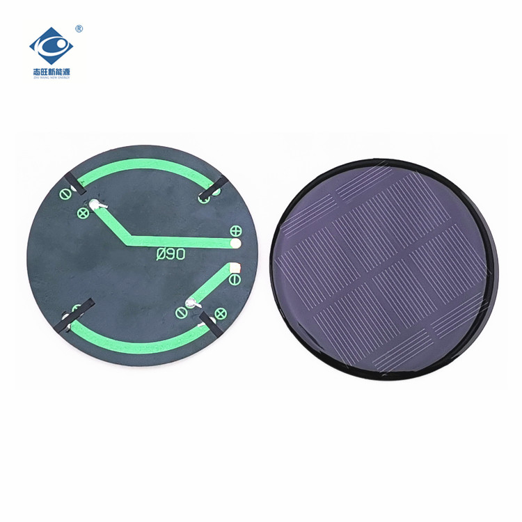 Thin Film Polysilicon Silicon 5 Volt Solar Panel 0.6w Portable
