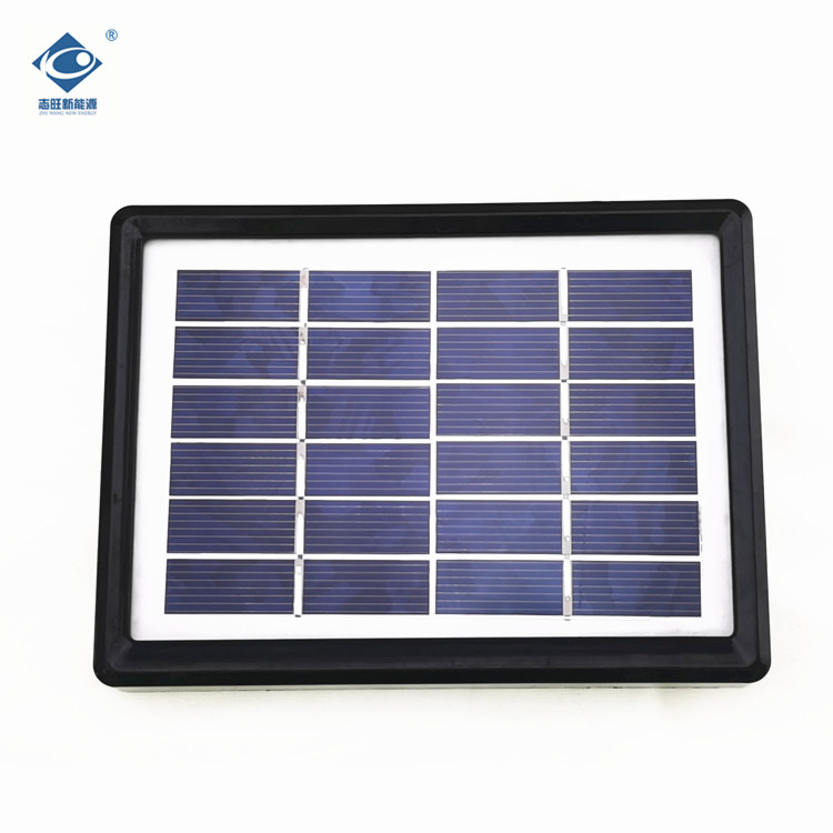 6V 1.1W High Efficiency Transparent Solar Panel ZW-1.1W-6V Glass Laminated