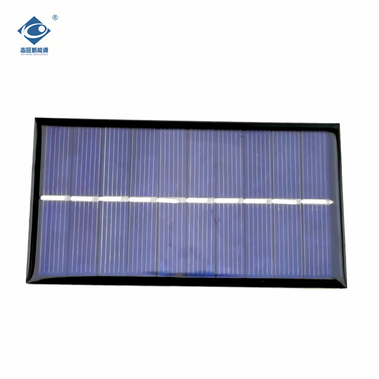 ZW-591063 mini poly crystalline solar panel 0.8W sunpower flexible solar panel 5V
