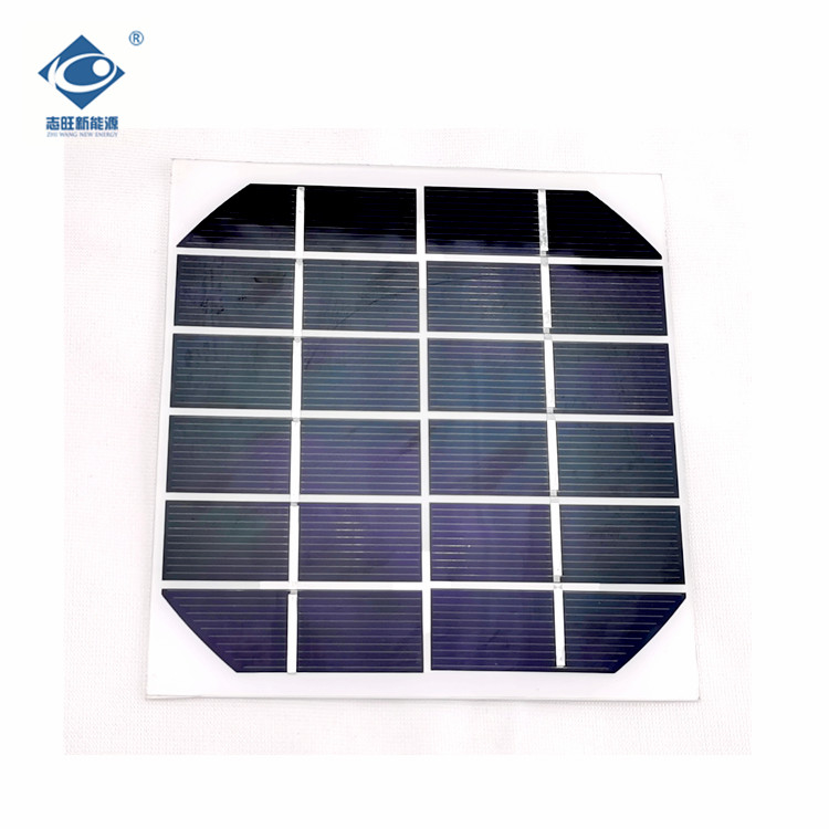 2W New Promotion Semi-flexible Solar Panel ZW-110120 Polynet PET Solar Panel Charger 6V